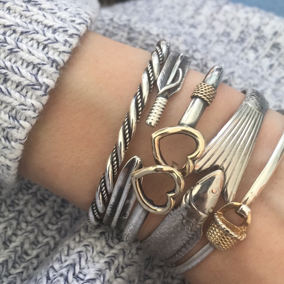 Native American Sterling Silver Cuff Bracelet - Picture 3 of 4